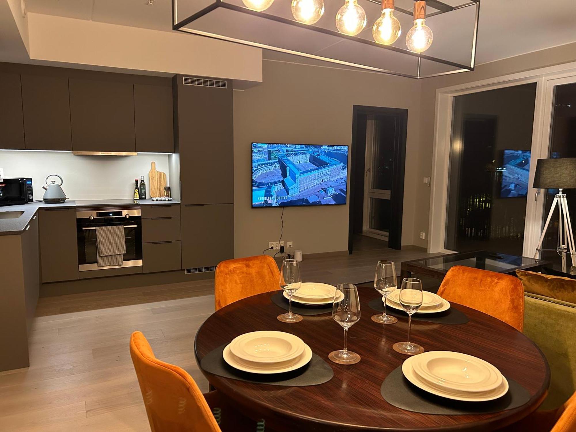 An Elegant And Modern Apartment In Bjorvika Осло Экстерьер фото