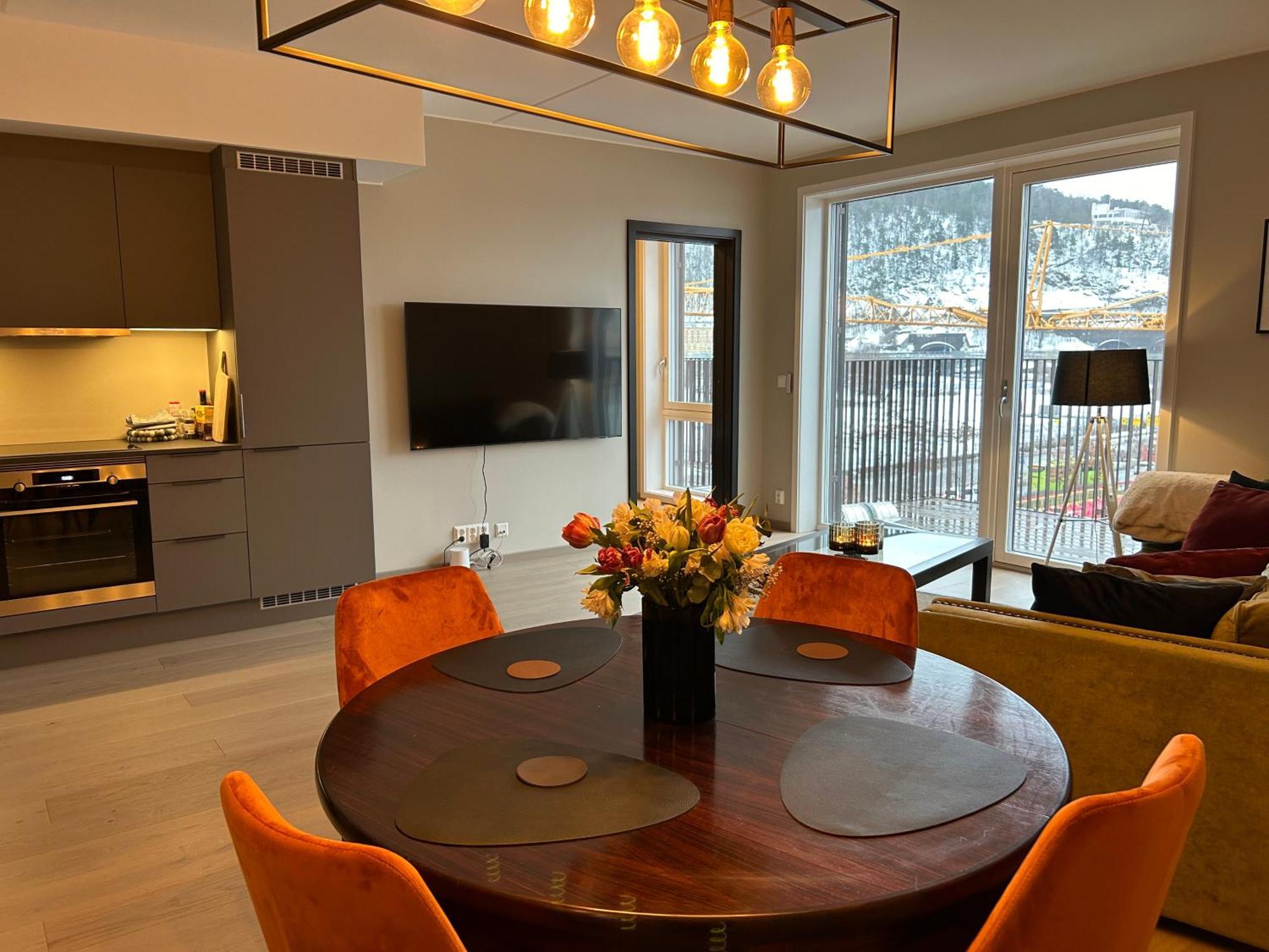 An Elegant And Modern Apartment In Bjorvika Осло Экстерьер фото